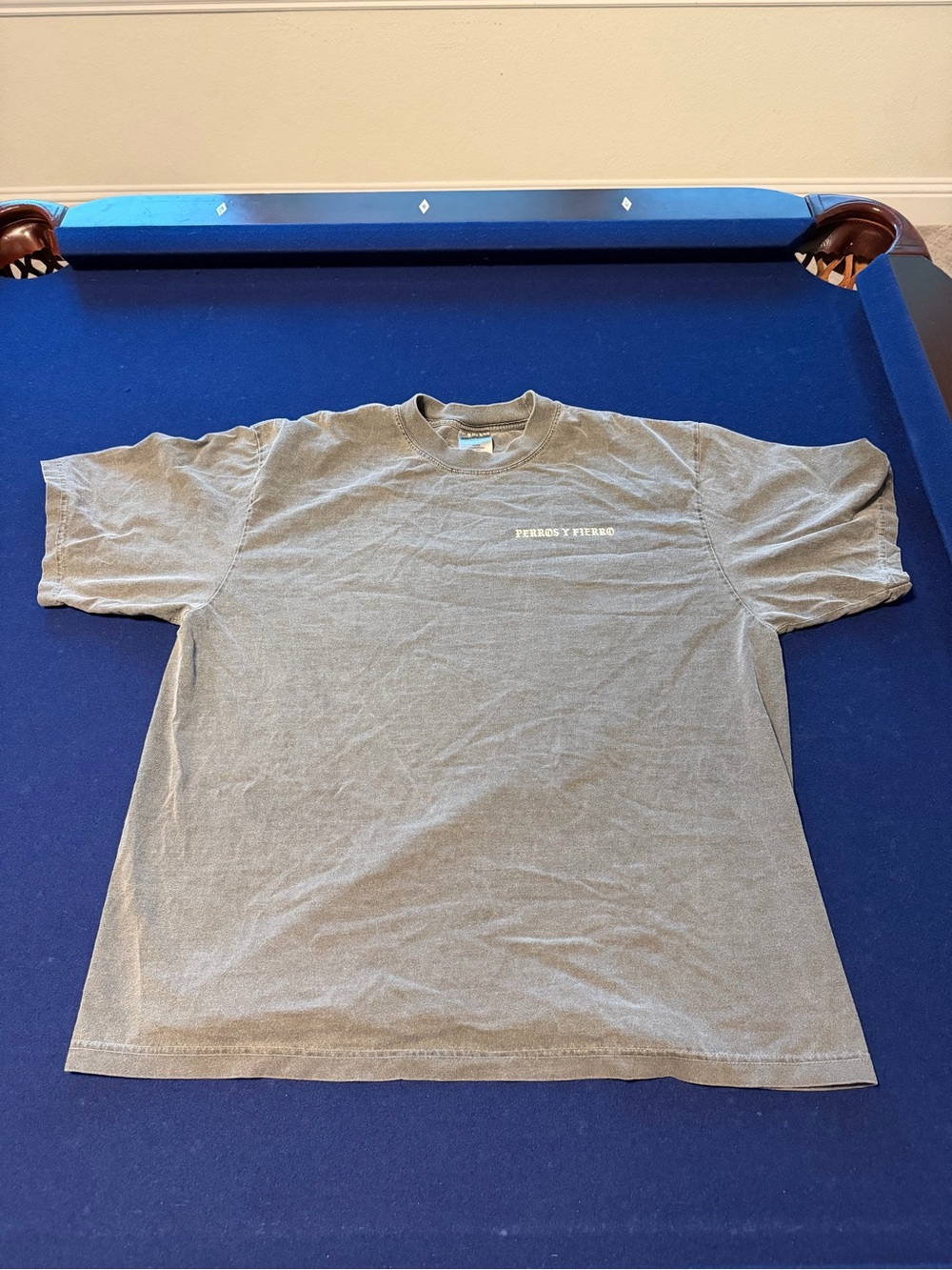 Gray Men's Crewneck T-Shirt